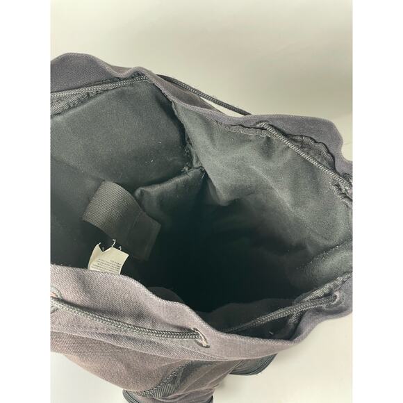 Nike Air Jordan Canvas Backpack Brown‎ Drawstring Adjustable Pockets FLAWED - Picture 11 of 16